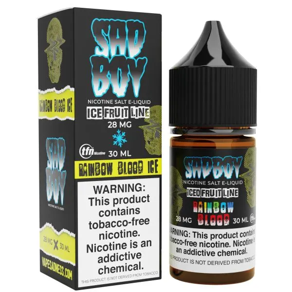 SAD BOY – 30ML TFN Salt E-LIQUID – RAINBOW BLOOD ICE